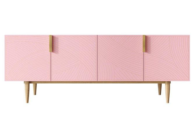 Chest of drawers for TV Line with 4 doors