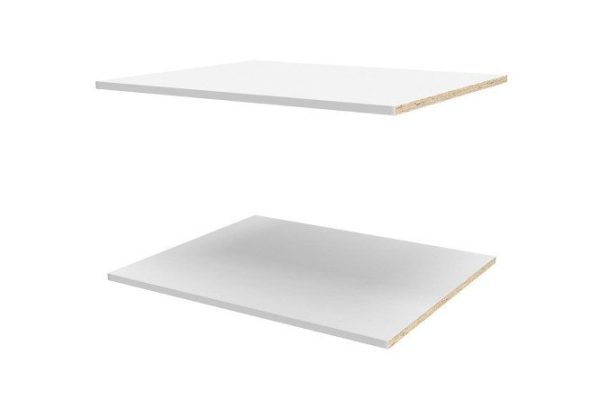 Set of shelves for Oscar frame 2 pcs. 75x58 cm, white
