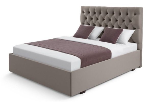 Bed frame SOLANA Betta color gray-beige 140x200 cm