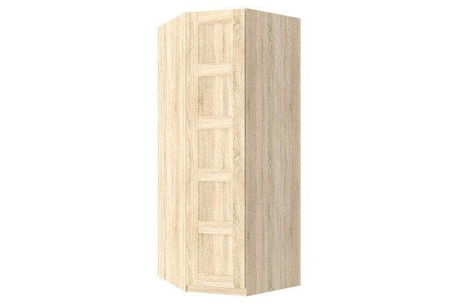 Corner wardrobe Oscar Bergen 95x236 cm oak Sonoma