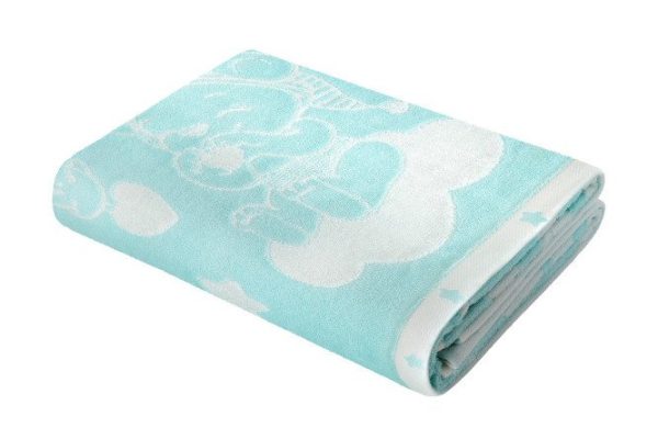 Children's terry towel Bears on the clouds Cotton, 100x100 cm, 1 pc.