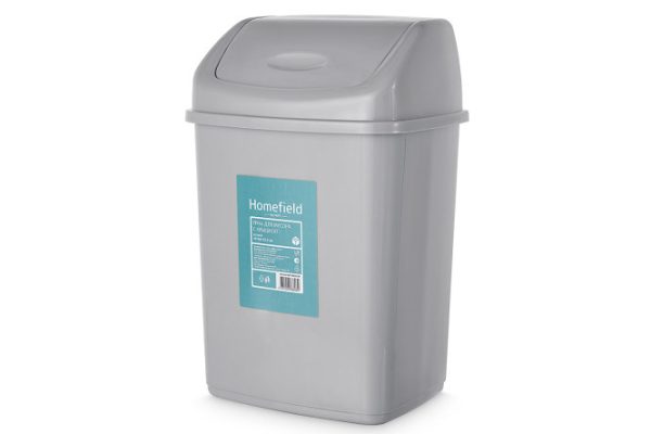 Garbage bin with lid 29x44x23.5 cm, 18 l