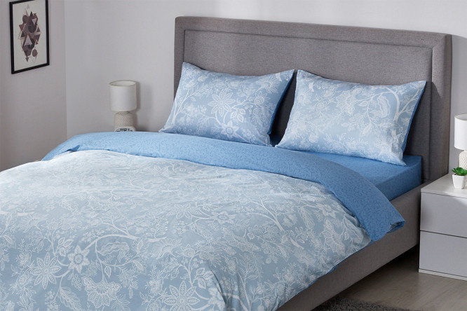 Bed linen set MICASA Herminia Satin 145x215 cm, 1.5 sleeping