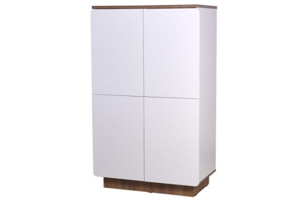 Wardrobe 4-door Ameli 2 sections 86x141.8x50.8 cm