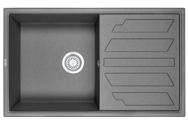 Inset sink with drainer GRANULA Granula 8601 86x50x20 cm