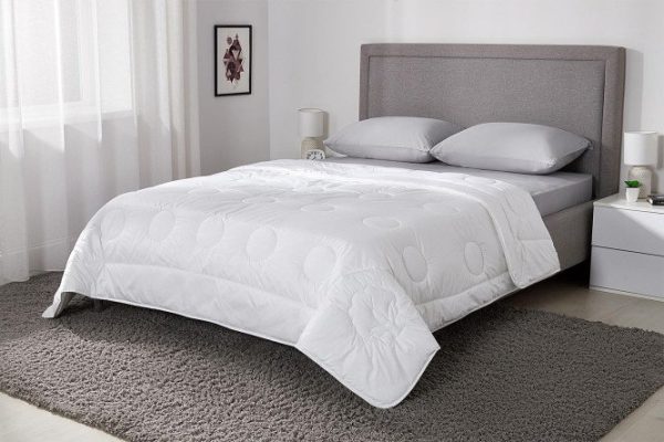 Blanket DELUNA Bio cotone Polyester fiber, All-season 150x200 cm, 1.5 sleepers