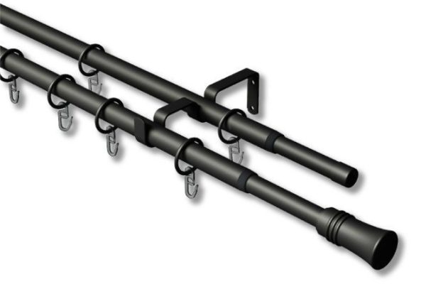 Double telescope cornice 246 551 sliding 120-210 cm