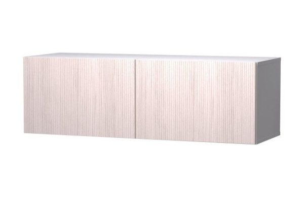 Cabinet with drawers Oscar Grevy 120x38 cm with push to open, white/Cadena light