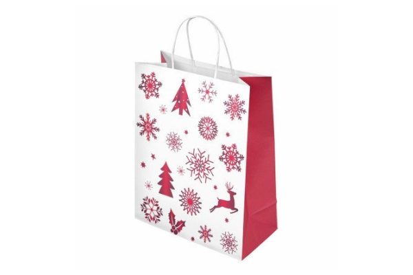 Winter Kraft Gift Bag Set