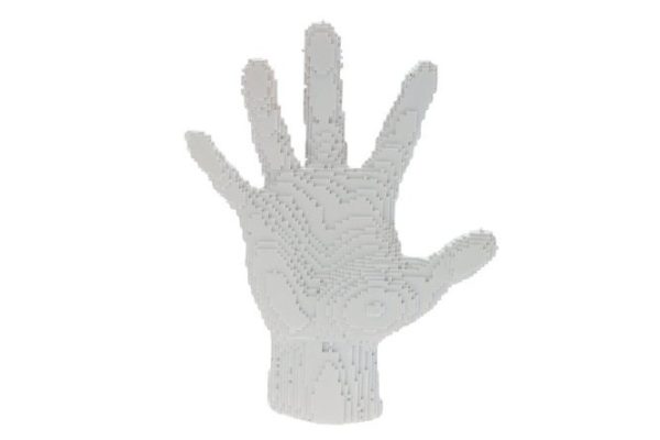 Decorative figurine Hand 17x22x6 cm