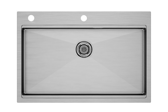 Inset sink PAULMARK Kroner-pro 75 PM707551-BG 75x51x20 cm