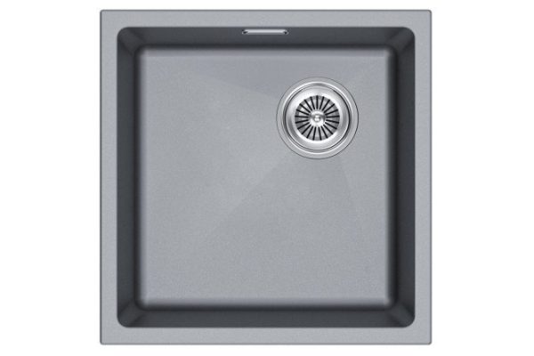 Undermount sink PAULMARK Lumi 45UNI-SKEW IT-GRANIT LU45SK-GRM 45.5x44x21 cm