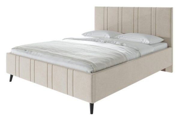 Elisa bed frame beige 180x200 cm