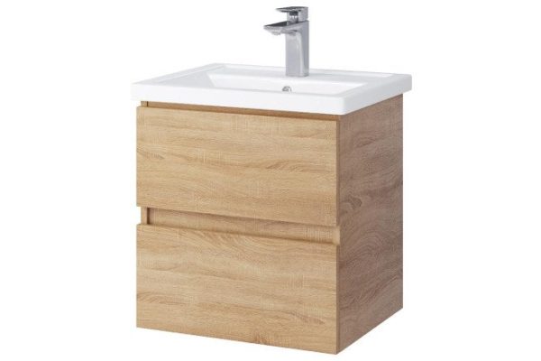 Hanging cabinet Sanstar Tuscany 389.1-1.4.1.KFOS 50.5 cm, frame color Sonoma oak light, facade color Sonoma oak light