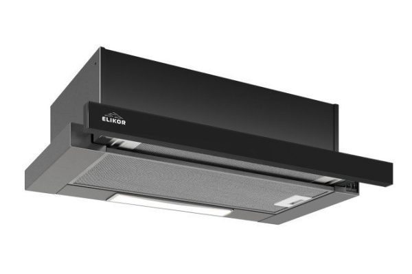 Hood ELIKOR Slide 50P-430 KV II M-430-50-580 color black, 50x17.4x30.7 cm