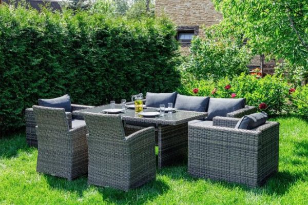 Furniture set Karl plus frame color gray, finishing gray