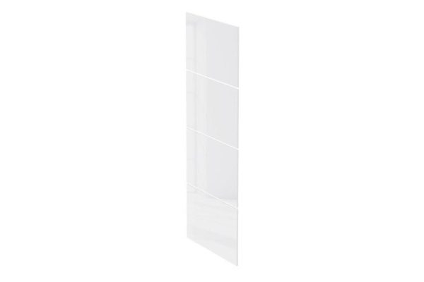 Set of inserts Oscar Amika 100 cm, 4 pcs., white gloss