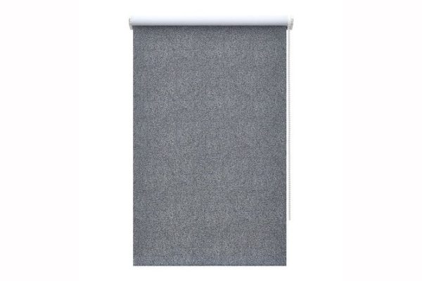 Roller blind Decofest Prague Mini, color dark gray, 55x160 cm