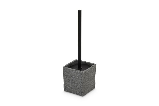 Toilet brush in stand EVIO Graniti 10.6x37x10.6 cm, Polyresin
