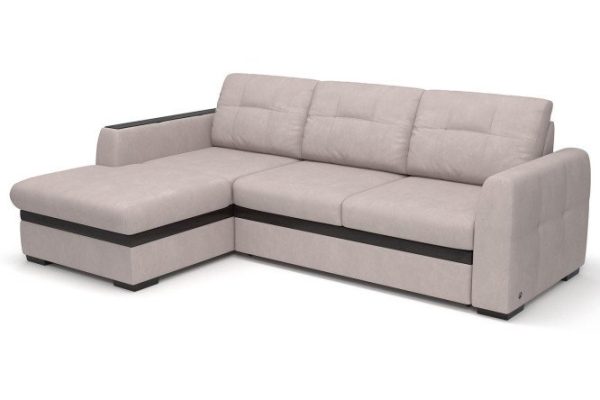 Corner sofa bed Aider with left corner