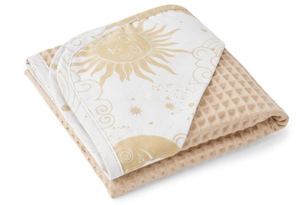 qs7e75ahu7nvj1buarvmtkl9hbzm411j.jpg Hooded towel HAPPY BABY 87554 Cotton, 100x100 cm, 1 pc.