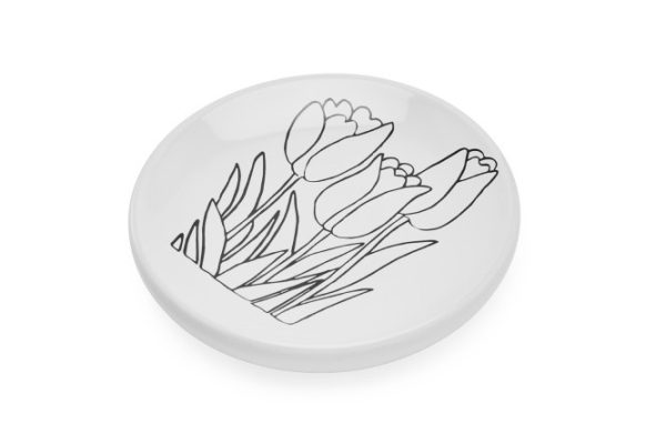 Soap dish EVIO Bloom Ceramic