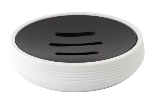 Soap Dish Stripe Plastic