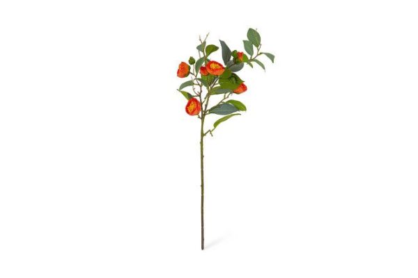 Artificial branch Camellia 17.78x17.78 cm
