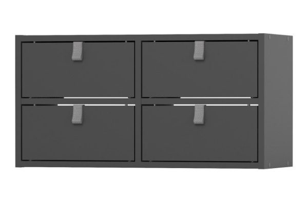 Rack 2 sections Bricks anthracite