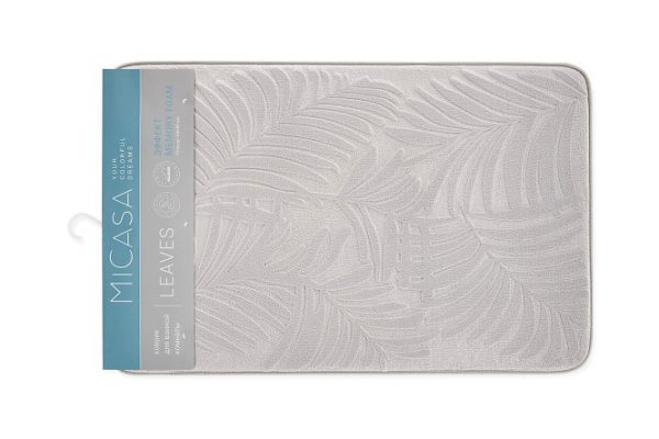 Bathroom rug Leaves 60x90 cm, Polyester