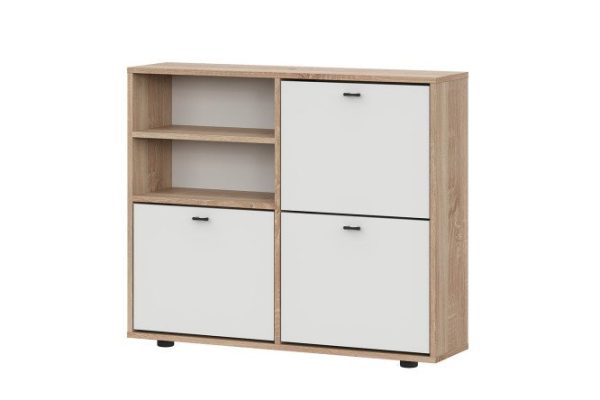 Shoe rack with three doors Liberty 96.2x80.7x24.7 cm