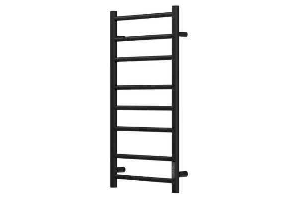 Electric heated towel rail POINT Aurora P8, black PN10848B 43.2x80x8.7 cm