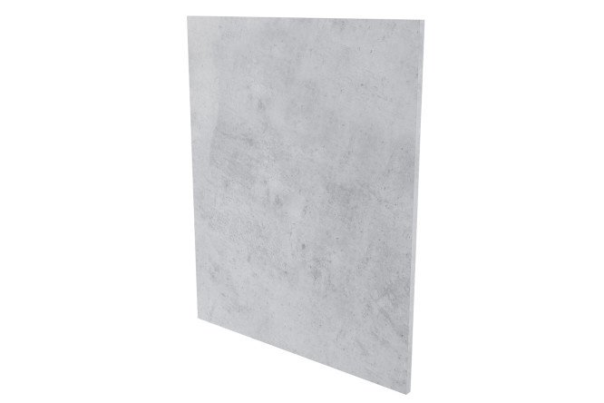 Amika facade for dishwasher 59.6x71.6 cm, concrete color