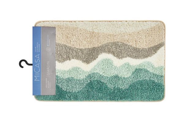 Bathroom rug MICASA Giardin 50x80 cm, Microfiber