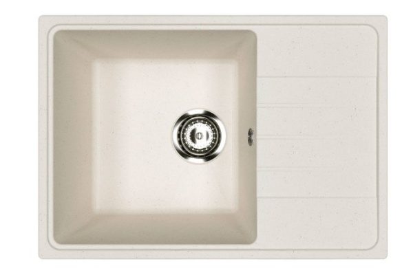 Kitchen sink ECON UPD-506 with drainer 60x42x19 cm