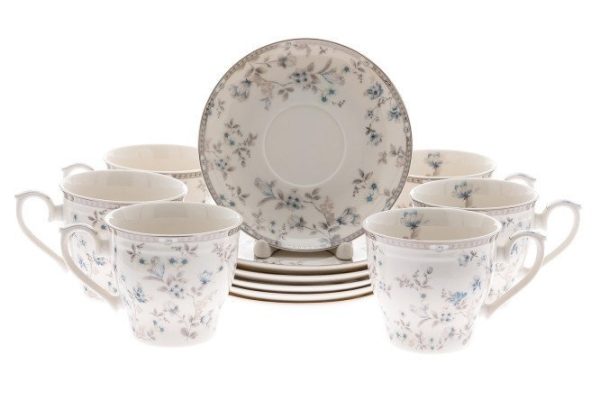 Armita tea set 6 persons, 12 pcs., Porcelain