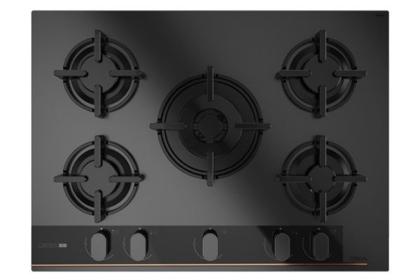 Gas hob Teka Infinity GBC 75-G1 GBN matt black, matte black 70 cm