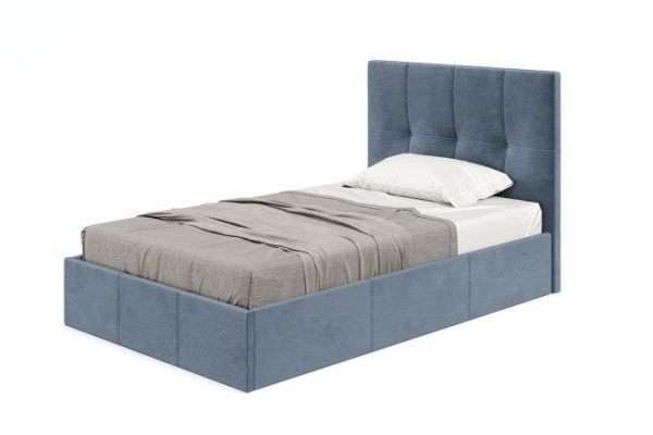 Bed with lifting mechanism Maurice color dark gray 160x200 cm