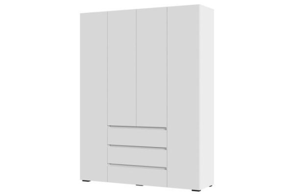 Helen 4-leaf wardrobe with drawers