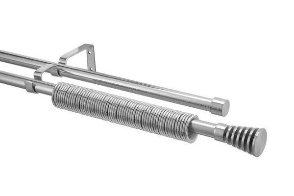 Double-row cornice MITTE Cone scan sliding 120-210 cm