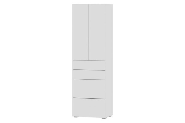 Children's wardrobe Oscar mini with 4 drawers 60x194x39.6 cm