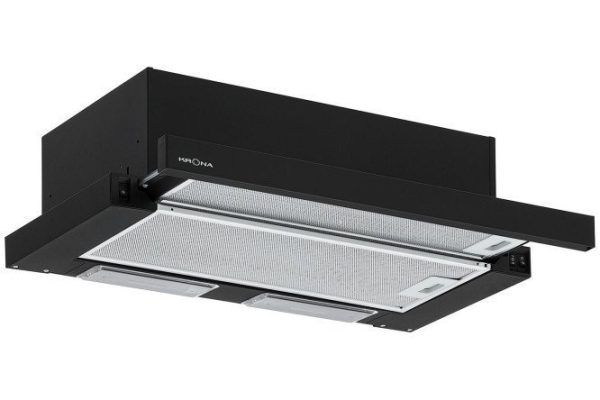 Hood KRONAsteel Vendy 600 Black KRHD109 color black, 60x17.6x30.4 cm