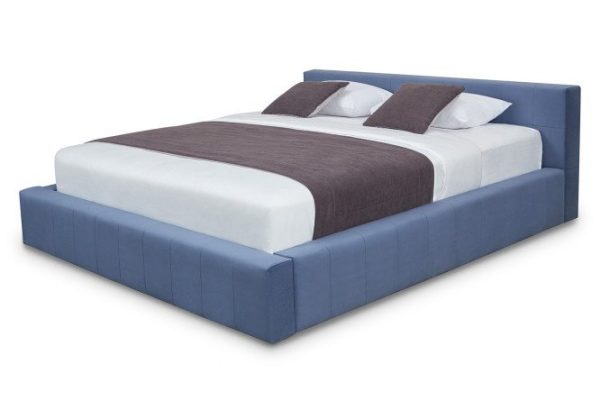 Bed with lifting mechanism Sydney color light blue 200x200 cm