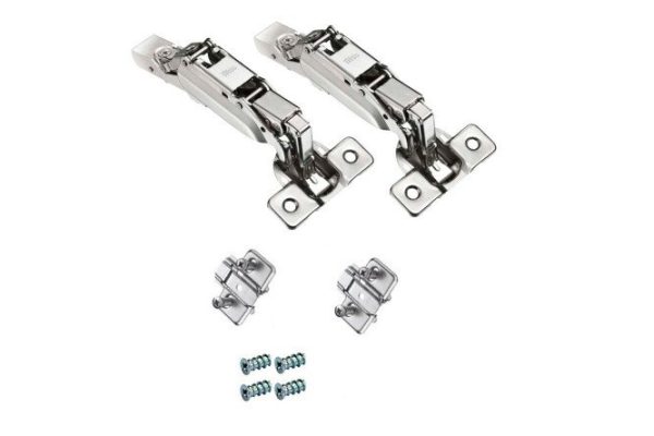 Titus T-type hinge set for L-shaped wall corner cabinet