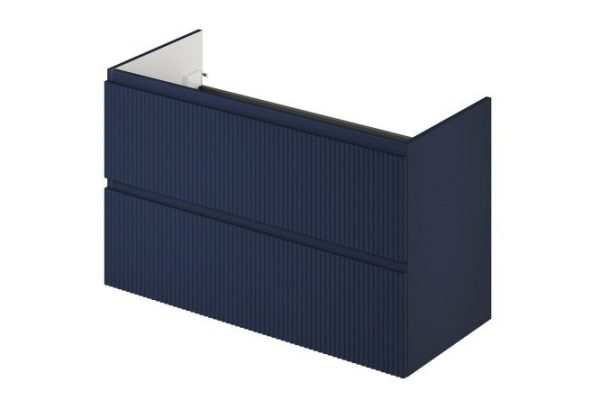 Wall-hung sink cabinet Kate 98.2 cm, frame color Oceania, facade Oceania