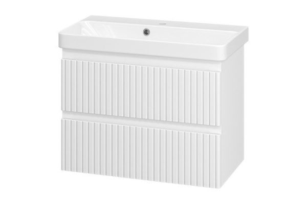 Hanging cabinet Victory 70 VIC-09070-0102Я with 2 drawers 70 cm, frame color white, facade white