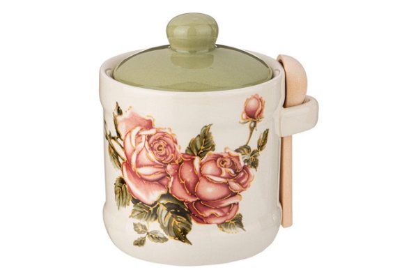 Korean Rose container for bulk products 11x12x13 cm, 300 ml