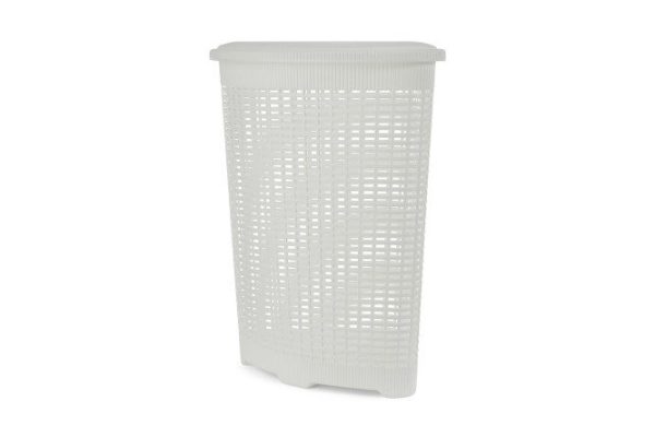 Laundry basket 32175 corner with lid 39.5x59.5x39.5 cm, 50 l, Polypropylene