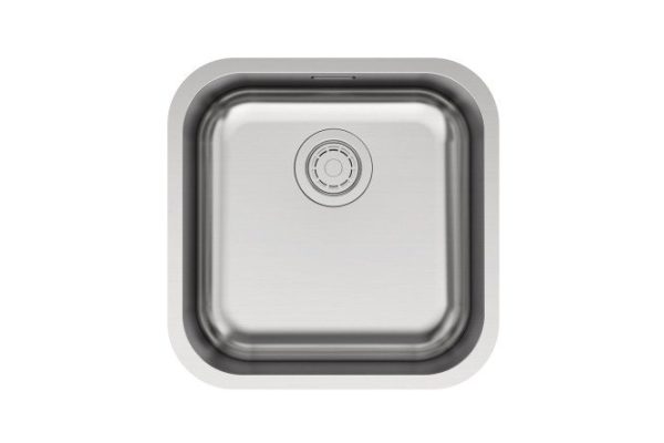 Surface-mounted sink Vello 44 UNI VE44-BS 44.6x44.6x18 cm