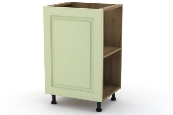 Bella decorative panel for floor cabinets, height 57.6x72 cm, pistachio color